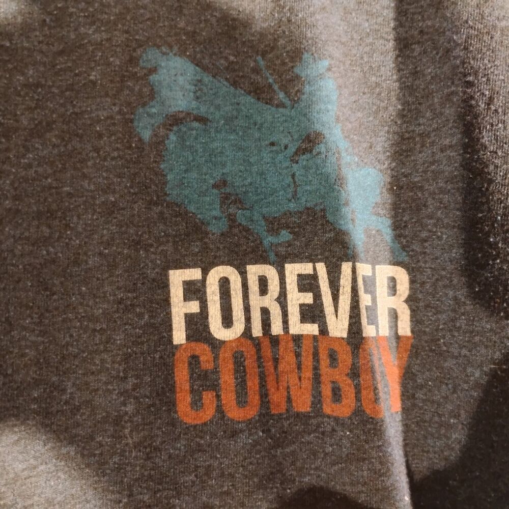 Cody James  tshirt mens M Medium blue forever cowboy western graphic tee rodeo - Picture 3 of 9